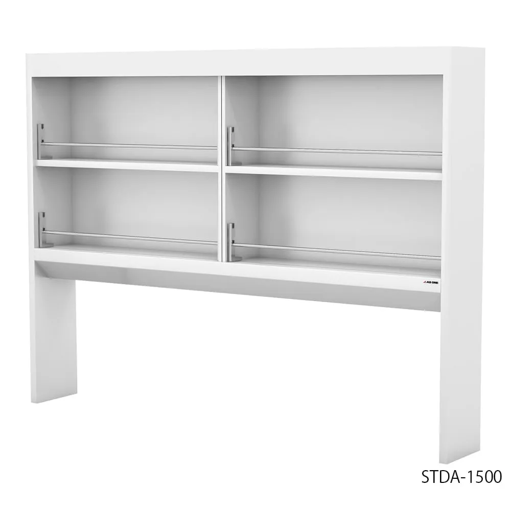 4-5543-01　Reagent Shelf (for Steel Type/Side Laboratory Table) 900 x 200 x 1115 mm　STDA-900