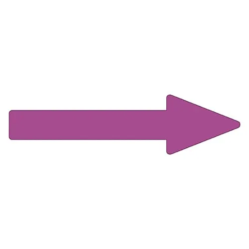 61-3408-91　Direction Indication Sticker For Identifying Tube -> (Red Purple) Arrow Sticker 73　193173