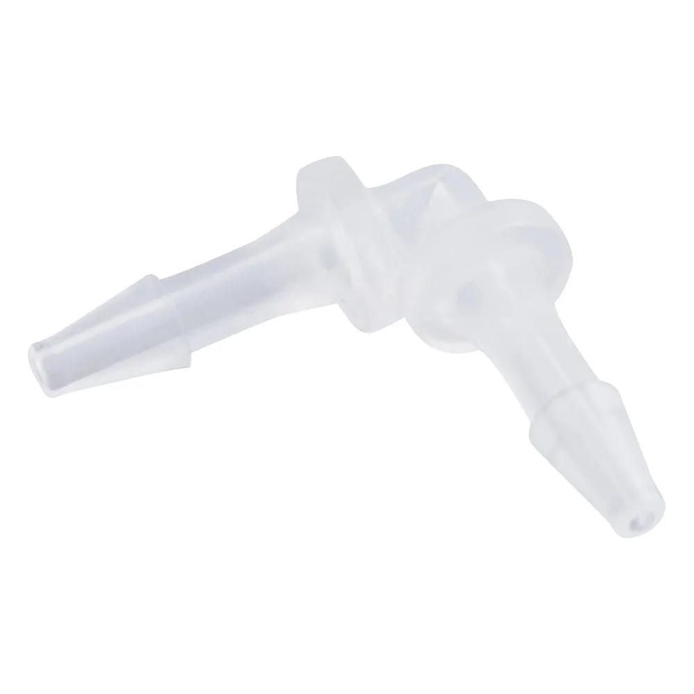 4-2747-21　Tube Connector (For Soft Tubes) L Type Same Diameter ID 0.8 -1.5　EBLC16