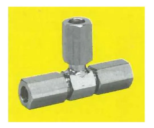 62-7088-27　Fluorine Plastic tubing Connection PTFE Electroless Coated USL Cheese Union 6φ 5 pieces Included 00N-054-01　00N-054-01