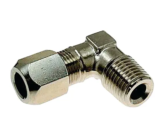 3-8892-01　Brass Ring Fitting Elbow Union φ6mm R 1/8　IVL-LC-2101R-BS