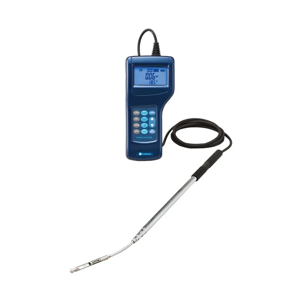 61-4483-16　Anemomaster Professional: Stretchable Directional Probe/Measurement Item: Wind Velocity, Wind Temperature/With Certificate)　6036-00
