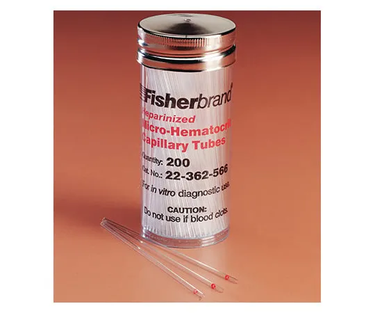 62-3805-03　Hematocrit Tubes (Heparinized)　22-362-566