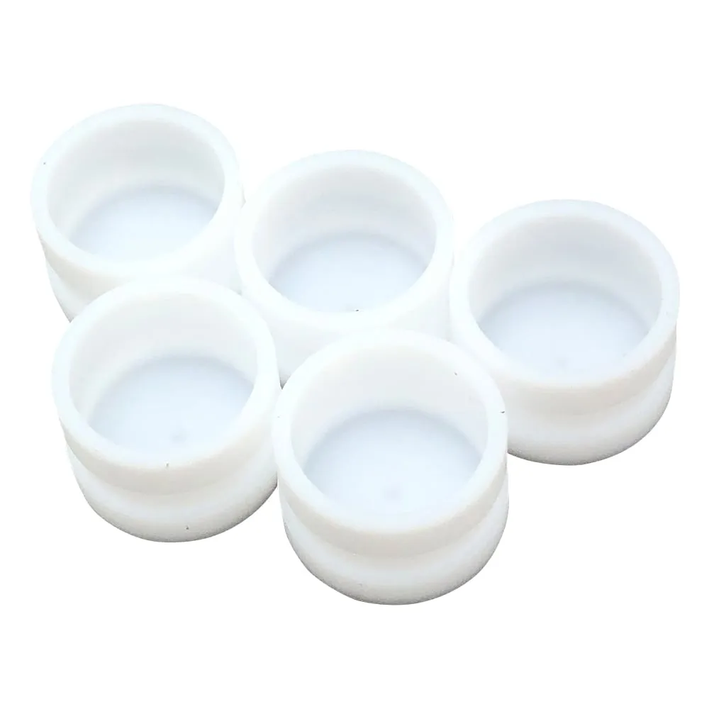 2-2096-15　Microsyringe for Gas Analysis (With 61 Type Needle, Needle Compatible Type) PTFE Tip 5.0mL 5 Pcs　TEF500B
