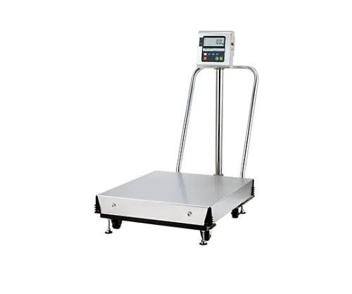 61-4678-75　Intrinsically Safe Construction Large Platform Scale with Test HV-300KiEPB-K with Caster, Handle, Wheel　HV-300KIEPB-K