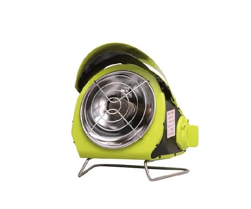 61-6437-74　［Discontinued］Cassette Gas Outdoor Heater Green　CBODH1GR
