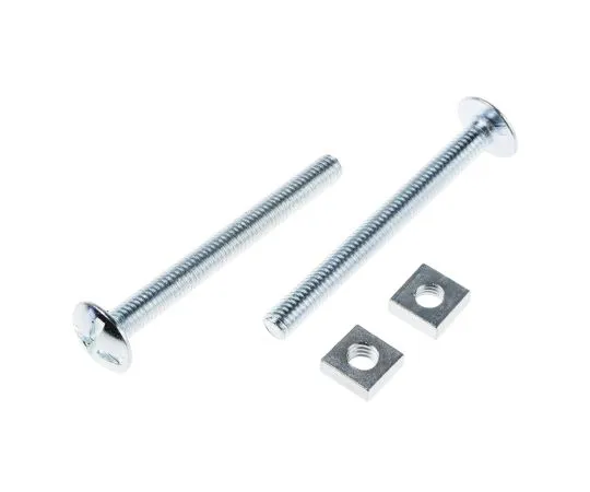 63-4599-03　Bright Zinc Plated Steel Roofing Bolt, M6 x 60mm　277-660