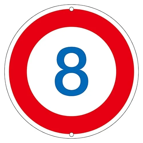 61-3392-75　Road Sign 8 Road 323-8K　133222
