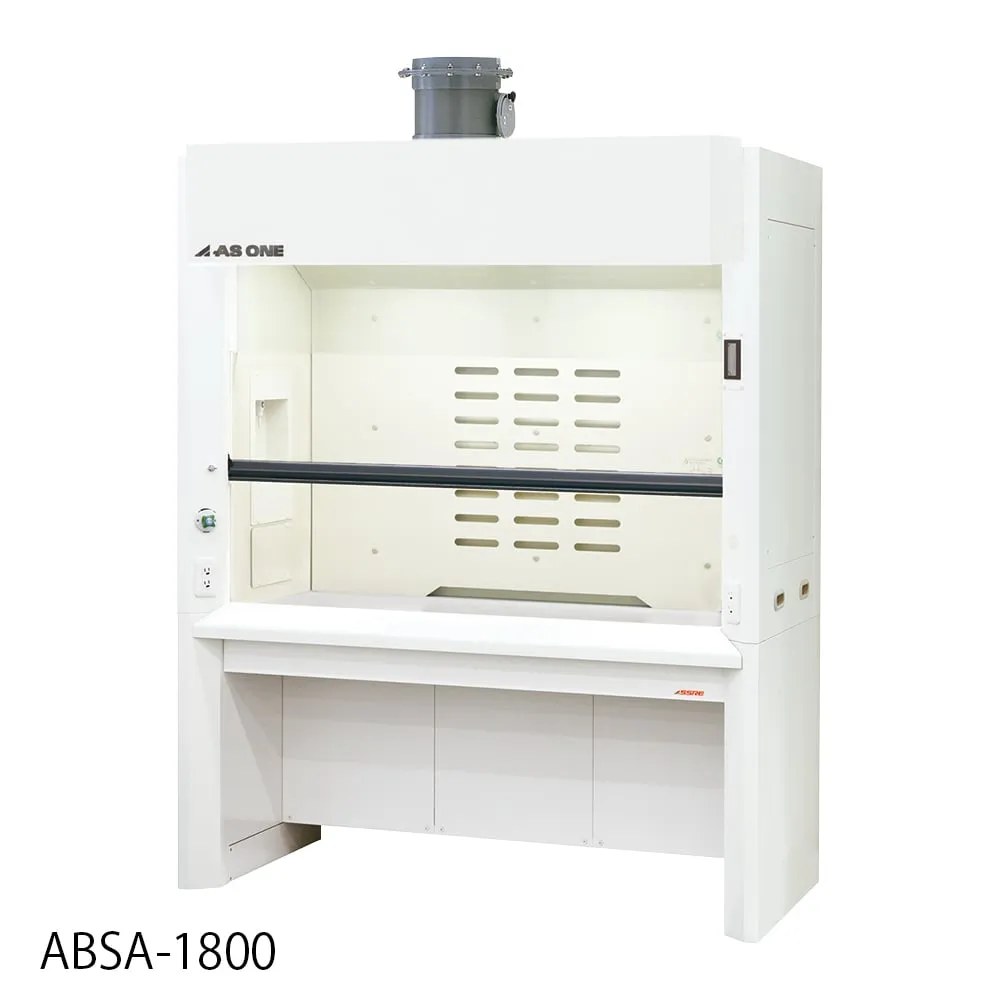 3-3940-21　Fume Hood (Air Curtain Replenishment Type) Standard 1200 x 1100/830 x 2250 mm　ABSA-1200