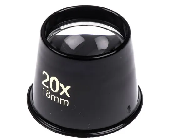 63-4652-08　RS PRO Magnifier, 20 x Magnification, 26mm Diameter　732-858