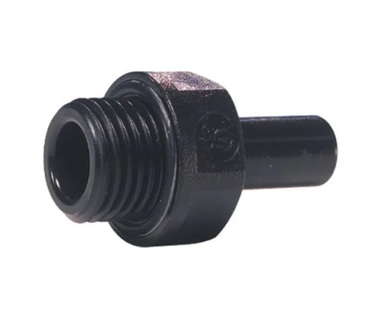 63-4986-10　John Guest Pneumatic Straight Threaded-to-Tube Adapter, G 3/8 Male, Plug In 8 mm　PM050813E
