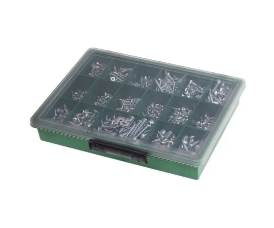 63-4610-65　1230 piece Steel Screw/Bolt Kit, No. 10, No. 4, No. 6, No. 8　393-163