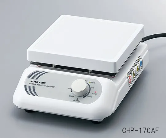 1-9386-31-28　Ceramic Hot Plate (Analog Type) 550 °C 175 x 178 mm with Pre-shipment Validation　CHP-170AF