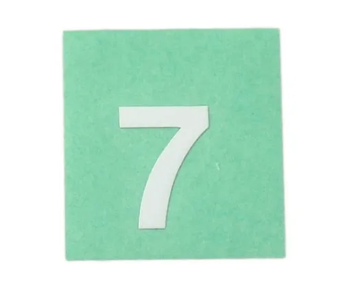 61-7397-38　Character Seal 7 White 15mm　CL15W-7