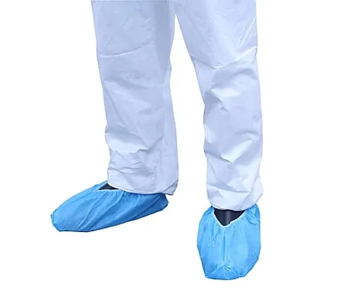 61-0002-55　AZ CLEAN(R) 1804 Shoe Cover (Short) (Oilproof Slip Resistance Processing) (50 Pairs Included)　AZCLEAN1804
