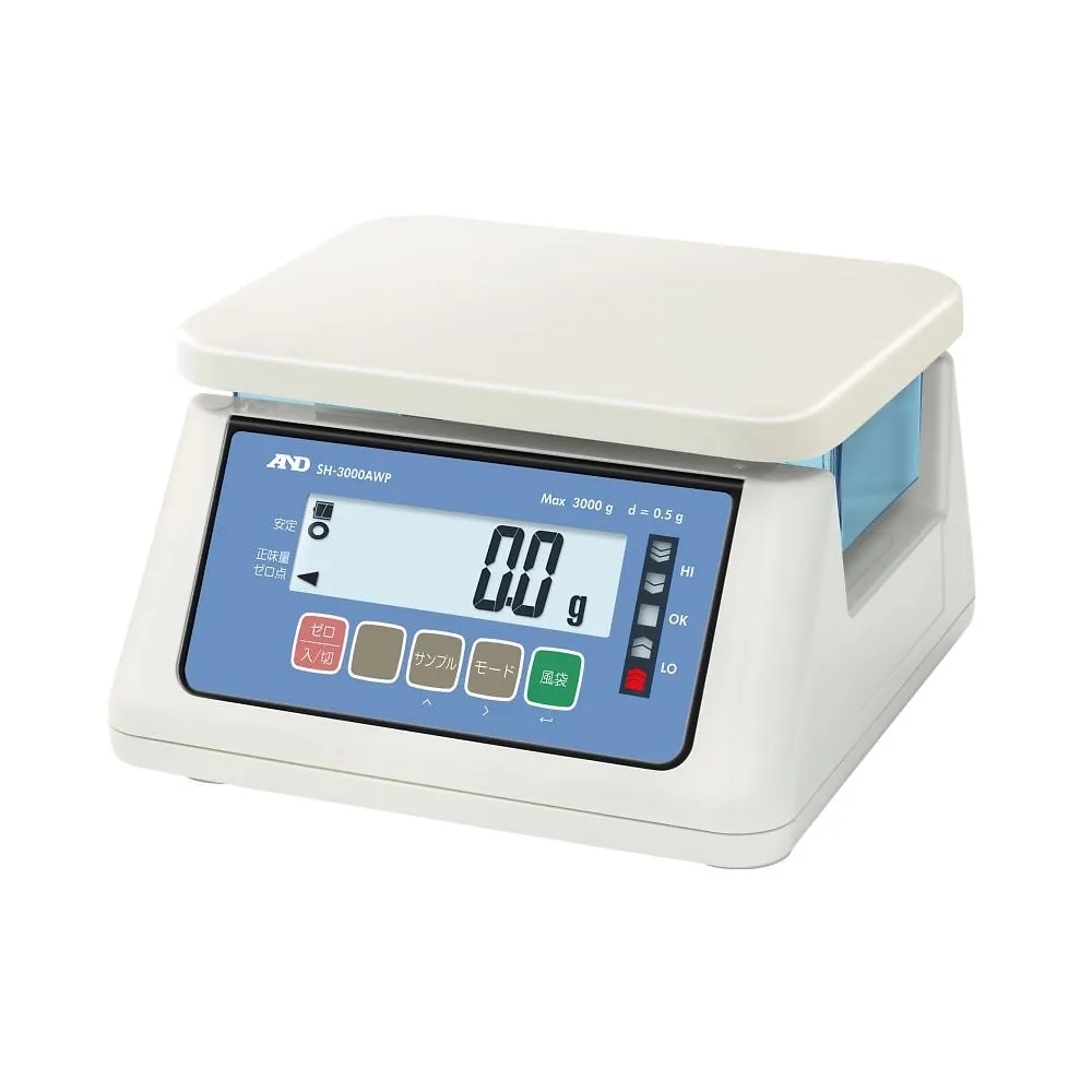3-4798-11　Dust-proof Waterproof Scale SH-AWP Series with Comparator Light　SH-3000AWP