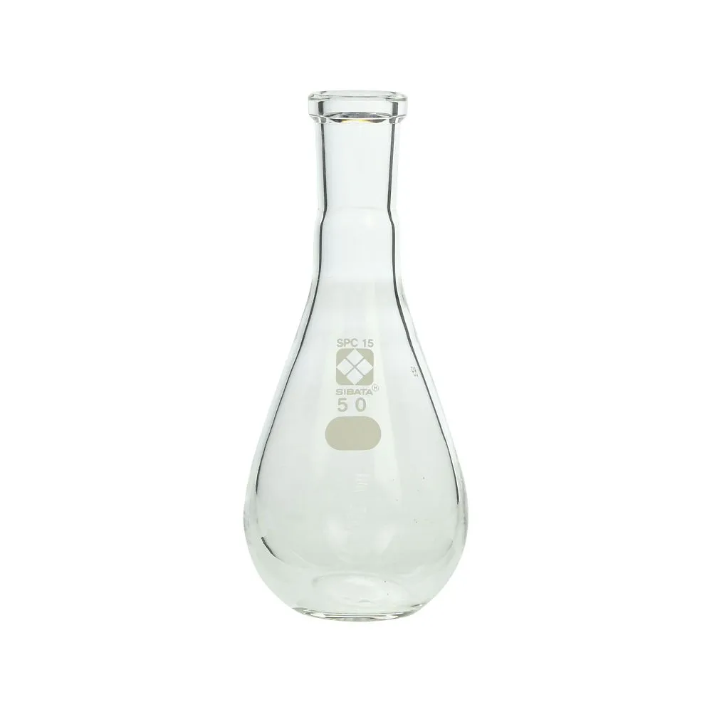 61-4420-49　SPC Flat Bottom Eggplant Flask 50mL　035120-1550