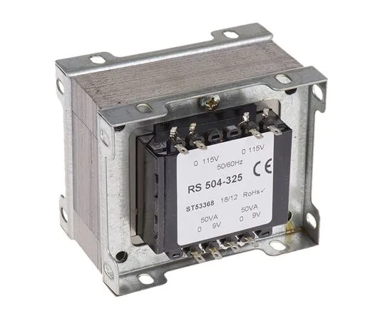 63-4636-49　RS PRO 100VA 2 Output Chassis Mounting Transformer, 9V ac　504-325