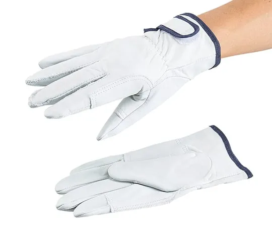 3-8220-01　AS TOOL Outside Cowskin Glove (Crest) With Velcro Tape　AT-LG06