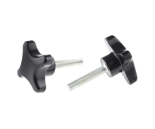 63-4651-65　RS PRO Black 4-Arm Clamping Knob, M8　686-654