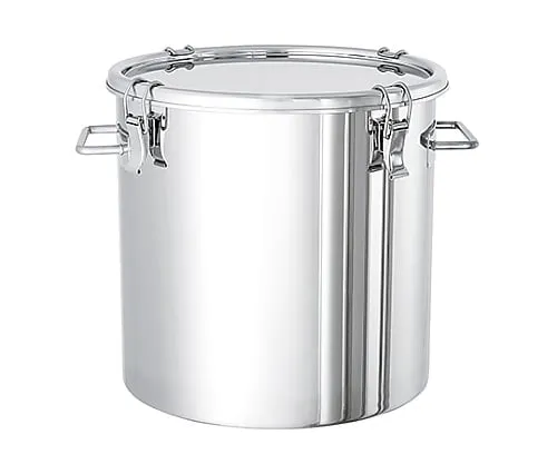 61-0748-25　Sanitary Stainless Steel Airtight Tank Clipping Type SMA-CTH-24 with A Type Silicone Packing 10L　SMA-CTH-24