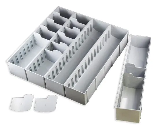 7-1271-03　Optional Parts For Mobile Easy Cart Separate Case 40 Split (Width 5 Rows x Depth 8 Rows)