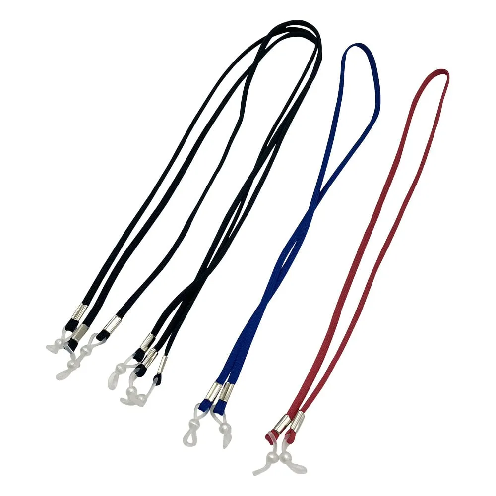 1-2009-04　Glasses Strap (For Protective Eyewear) Black Red Blue Set　5
