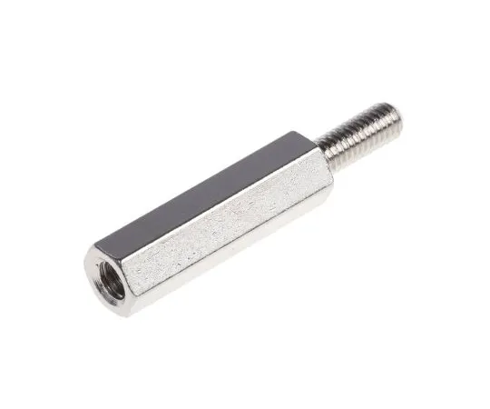 63-4588-67　RS PRO Brass Hex Standoff, Male/Female, 18mm, M3 x M3　221-156