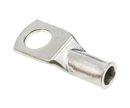 63-4562-50　RS PRO Uninsulated Tubular Ring Terminal, M6 Stud Size to 6mm² Wire Size　119-160