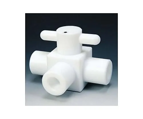 61-3535-78　Fluorocarbon Resin Compact Three-Way Ball Valve RC1/4　NR1204-01