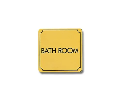 61-7411-70　BATH ROOM 80mm x 80mm x 1mm　LG880-16