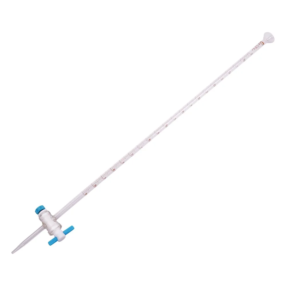 4-557-01-20　Wide Mouth Burette (with PTFE Cock) 10 mL, with Calibration Certificate　BPS10