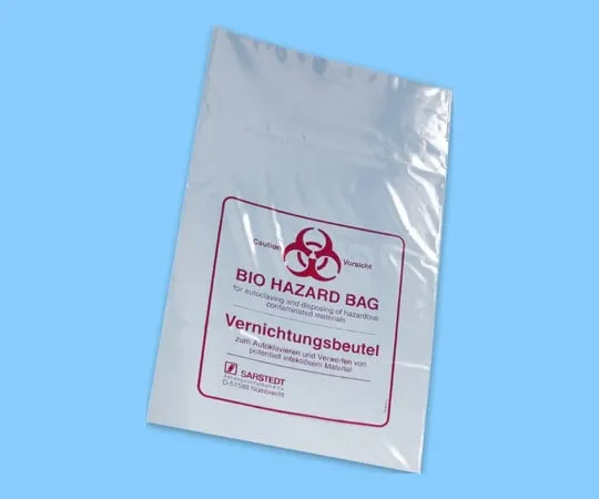 63-2983-97　Biohazard Bag 780 x 400mm (with Red Print)　86.1202