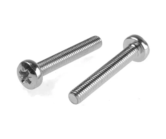 63-4645-10　RS PRO, M6 Pan Head, 40mm Steel Pozidriv Bright Zinc Plated　553-712