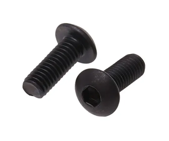 63-4599-67　RS PRO M3 x 8mm Hex Socket Button Screw Black, Self-Colour Steel　281-186