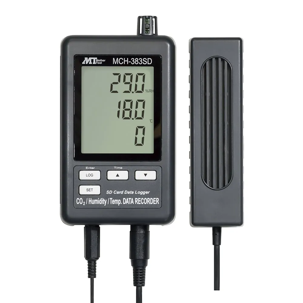 1-2517-03　Digital Data Logger MCH-383SD (Thermo-Hygrometer, CO2 Meter)　MCH-383SD//CO2