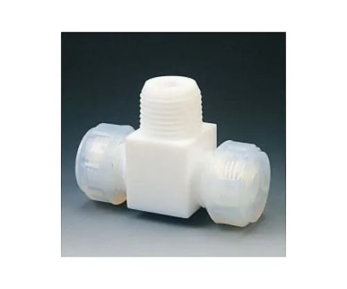 61-3529-56　Fluorocarbon Resin Half Male Joint T-1-Type 6φ x R1/4　NR0064-02