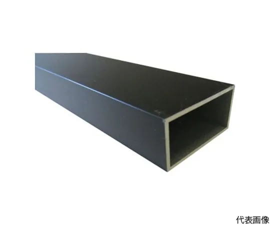64-5012-67　Aluminum Square Pipe 20 x 15 x 1.5 Black 1 m　HP306KS