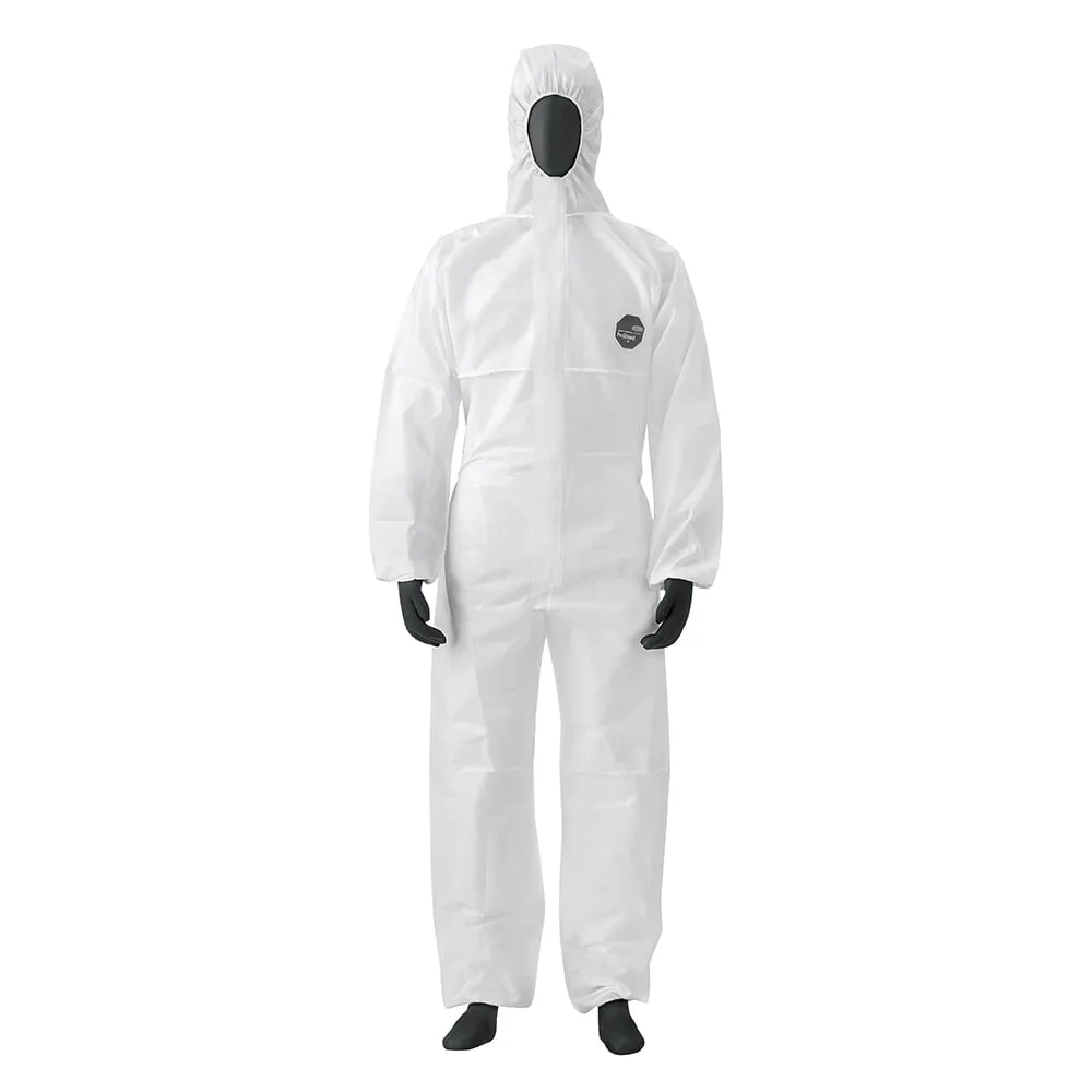 1-6146-11　Protective Coverall DuPont(TM) Proshield(R) 10 3 Layered White M Size