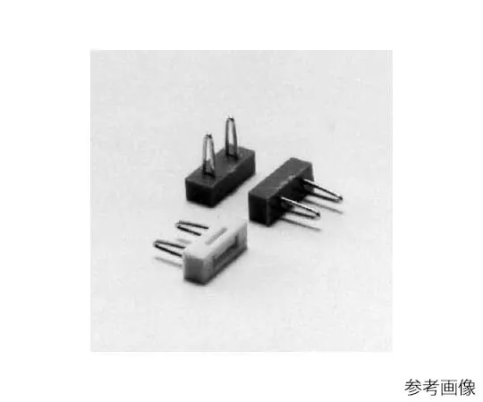 63-3122-16　Jumper and Jumper Pitch for Print Board 2.54 mm Black (100 Pieces)　XX-2