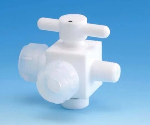 61-4378-90　PTFE Three-Way Valve For Device 10φ x R1/4　F-2014-03