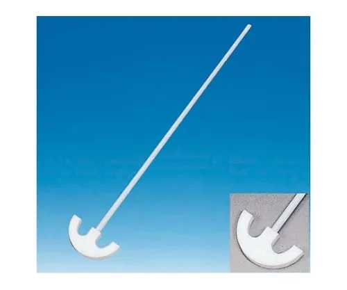 61-4391-06　PTFE Anchor Type Stirring Rod All Coating 8φ * 450L　F-4103-01