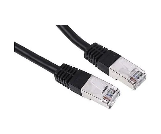 63-4616-85　RS PRO Black Cat6 Cable, S/FTP, Male RJ45/Male RJ45, Terminated, 2m　411-245