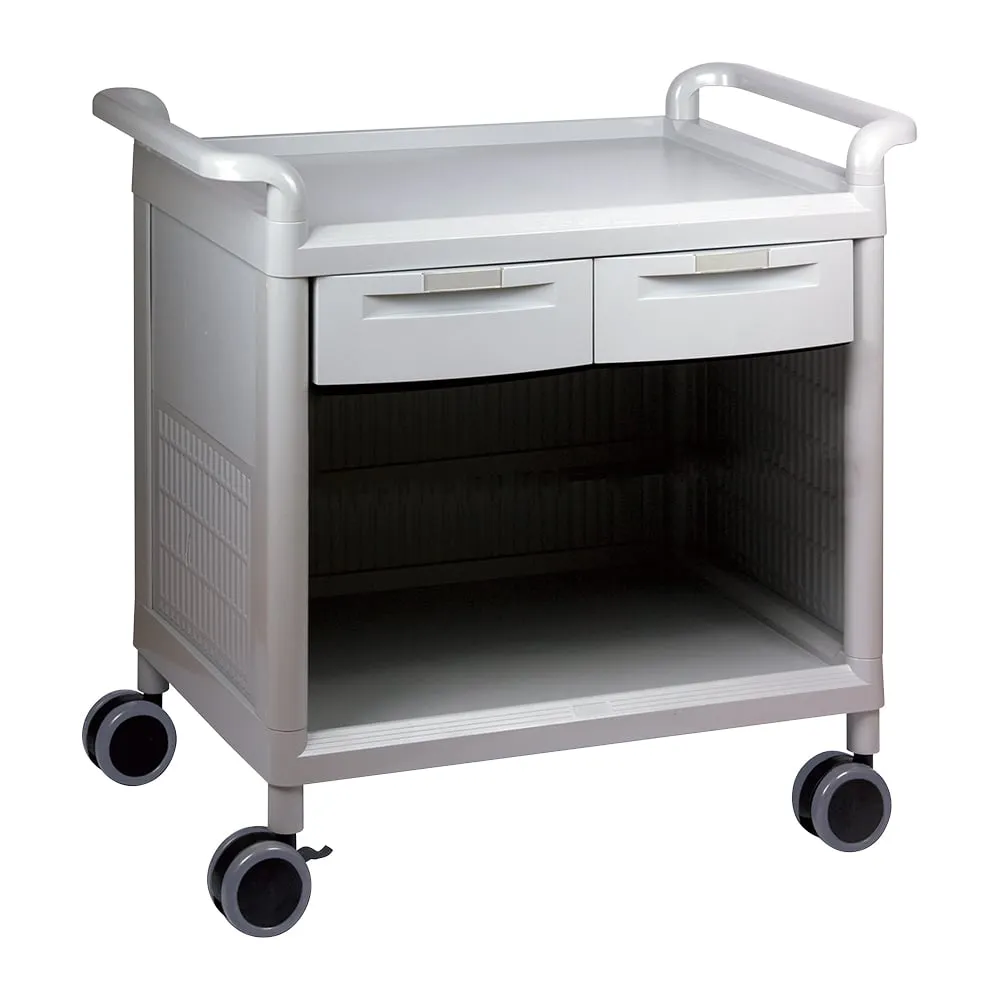 3-6501-04　Mobile Store Cart (Storage Case Included) Shallow Type 4 Pieces　MS24H