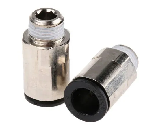 63-4717-31　Legris Pneumatic Straight Threaded-to-Tube Adapter, R 1/8 Male, Push In 8 mm　3175 08 10