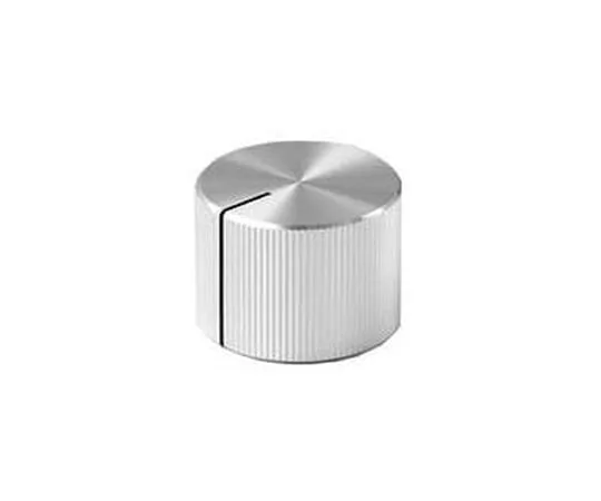 63-3146-92　Knob PHI. 25 Silver (Aluminum) with Indicator Line for Shaft Diameter PHI.6　K-5440