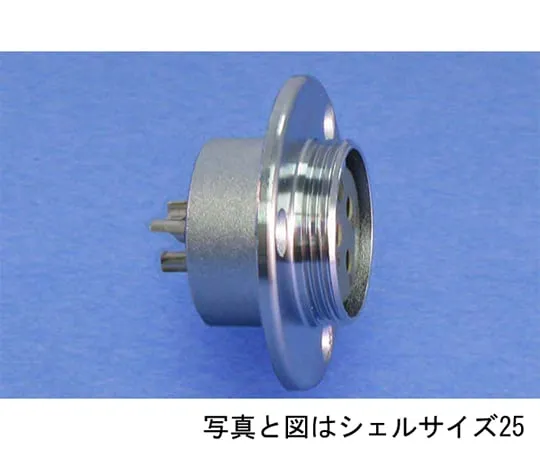 63-3096-24　NCS Receptacle (shell φ 30, 6 poles)　NCS306RF
