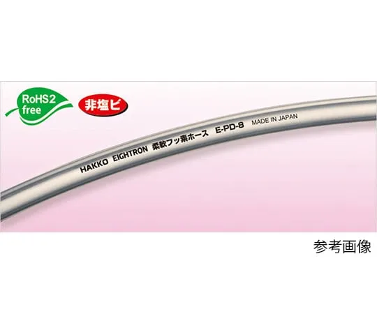 4-6070-01　Flexible Fluorine Tube 2 x 4 mm Cut 1~19 m　E-PD-2