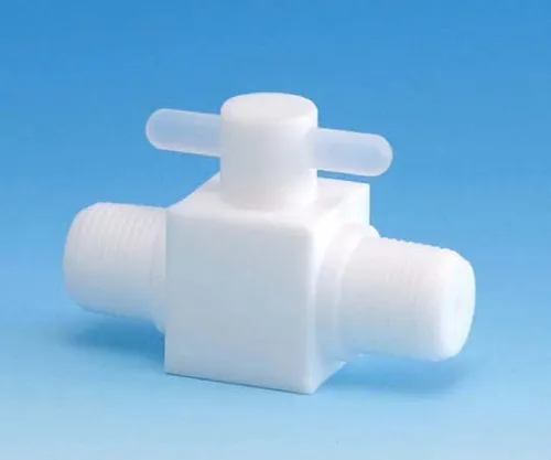 61-4384-55　PTFE Two-Way Valve Both Side Male Injection Type R1/4　F-2211-01