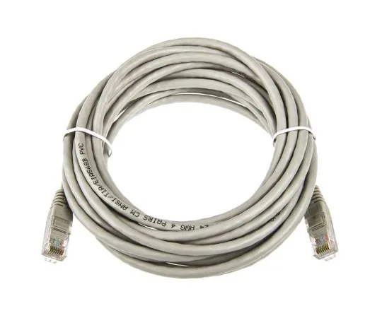 63-4645-45　RS PRO Grey PVC Cat5e Cable U/UTP, 5m Male RJ45/Male RJ45 Terminated　556-310
